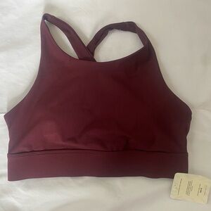 Fabletics Deep Red Sports Bra